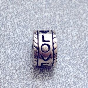 Pandora LOVE ❤️ Spacer Charm 925 IBB THAI Sterling small bracelet cute gift